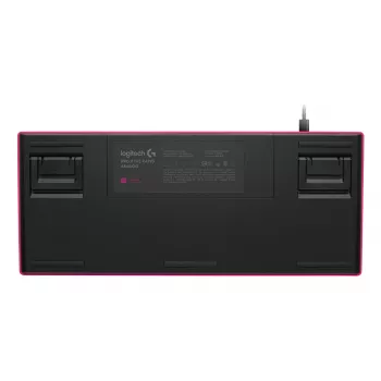 Žaidimų klaviatūra Logitech G 920-013249 USB AZERTY prancūziška rožinė be skaitmenų dalies