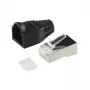 Laido jungtis RJ45 LogiLink MP0022, juoda, skaidri