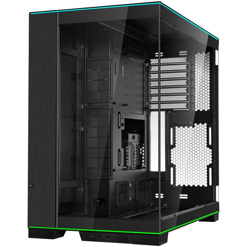 Lian Li O11DERGBX O11D EVO PC dėklas stiklinis MIDI bokštas juodas RGB grūdintas stiklas