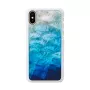 Išmaniojo telefono dėklas iKins iPhone XS/S mėlynas ežeras baltas