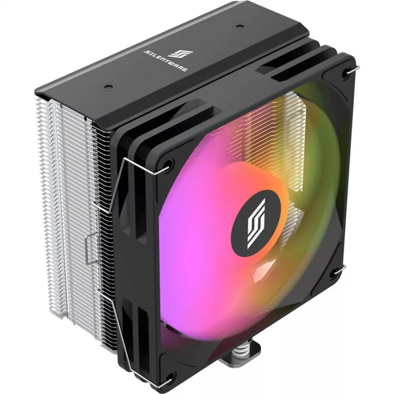 CPU aušintuvas Silentware Bora 120 mm, juoda/sidabrinė, modelis BORA