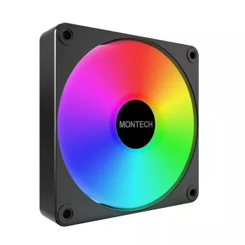 Montech GF120 V2 ARGB kompiuterio korpuso ventiliatoriaus modulis 12 cm juodas 1 vnt.