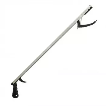 Pagalbos lazda daiktams pasiekti REHA FUND Senior 78 cm — lengvas ergonominis plastikinis griebtuvas su kabliu ir magnetu, 170 g