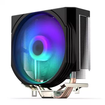 ENDORFY Spartan 5 ARGB, CPU aušintuvas, integruotas Fluctus 120mm ARGB ventiliatorius, ryškus ARGB LED apšvietimas, suderinamas su AM5, AM4, LGA1700, LGA1200