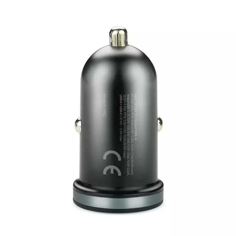 Automobilinis kroviklis everActive CC-30Q QC3.0 35W — 1x USB-A, 1x USB-C, greitasis krovimas