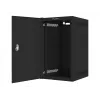 Prie sienos tvirtinamas tinklo stovas LANBERG WF10-2309-00B — 9U, 280×469×310 mm, IP20, juodas