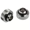 Adapteris G1/4 colio išorinis sriegis prie 16 mm kieto vamzdelio BitsPower Touchaqua TA-FH16-GS, 2 vnt., sidabrinis