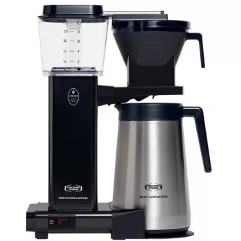 Lašelinis kavos virimo aparatas MOCCAMASTER KBGT 741 — 1,25 l (10 puodelių), 1520 W, plienas, nuimamas vandens bakelis