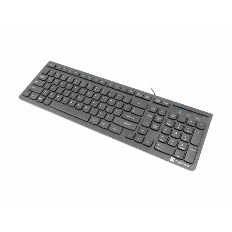 Natec Discus 2 - klaviatūra - QWERTY - JAV - juoda - Klaviatūra - JAV anglų - juoda
