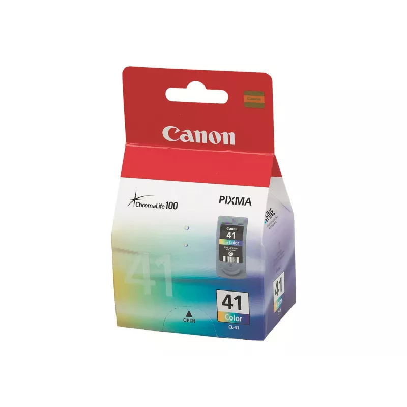 “Canon CL-41” rašalo kasetė 1 vnt. Originali žalsvai mėlyna, rausvai raudona, geltona