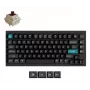 Mechaninė 75% klaviatūra Keychron Q1 Ultra 8K — USB + RF belaidė + Bluetooth, RGB, juoda