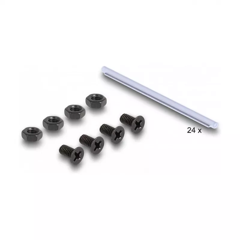 DELOCK Skaidulų optikos sujungimo kasetė 24 skaiduloms balta pilkai balta plastikinė 179x100x9mm