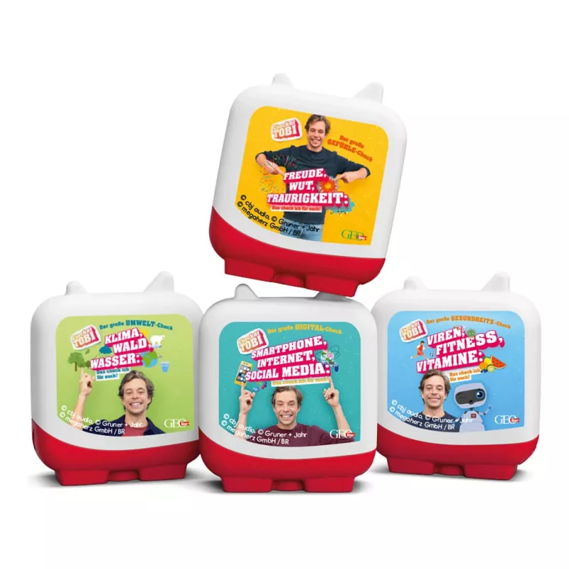 Clever Tonies: Checker Tobi rinkinys, žaidimų figūrėlė 4 Tonies