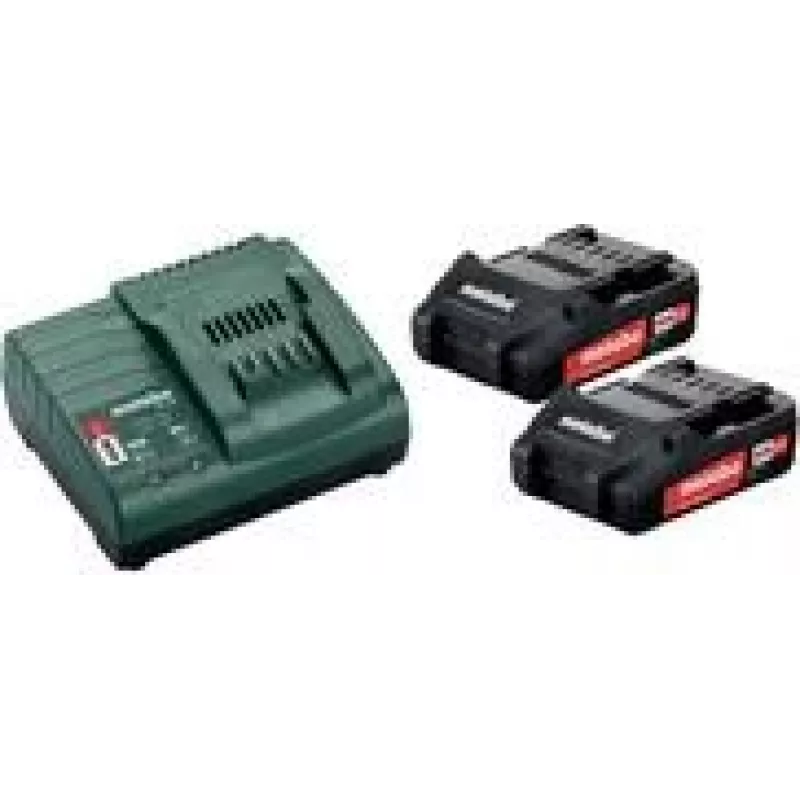Baterijos ir įkroviklio rinkinys Metabo 685161000 ličio jonų 2 Ah