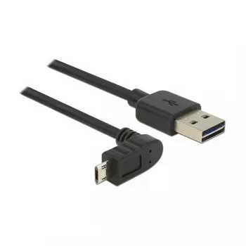 USB laidas DeLOCK 83857 USB 2.0 3 m USB A Micro-USB B Juoda