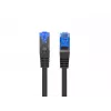 Tinklo kabelis Lanberg PCF6A-10CC-0025-BK RJ45 Cat6a 0,25 m Juodas