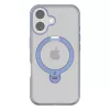 Apsauginis telefono dėklas Torras Ostand Spin, skirtas iPhone 16 — mėlynas, plonas profilis, suderinamas su belaidžiu įkrovimu