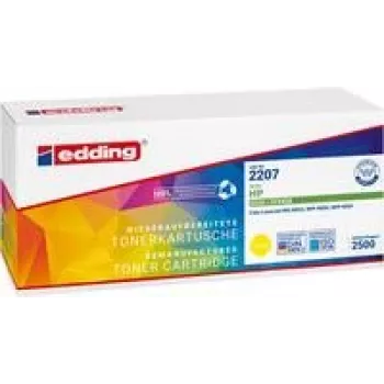 Edding EDD-2207 dažų kasetė, pakeičianti HP 203X (CF542X) geltona 2500 puslapių suderinama dažų kasetė (18-2207)
