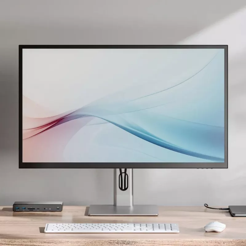 ALOGIC 32C4KPD LED monitorius 81,3 cm (32 inch) 3840 x 2160 pikselių 4K Ultra HD Aliuminis - Juodas (32C4KPD)
