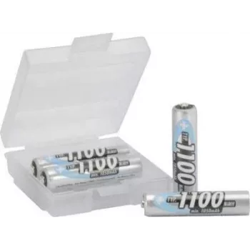 Ansmann Micro AAA įkraunamos NiMH 4 vnt. + dėžutė 1100 mAh 1,2 V 1 rinkinys 1311-0002 - Micro (AAA) - 1,10