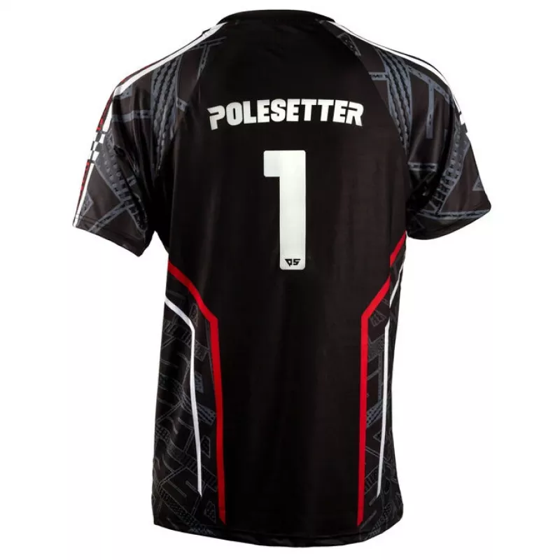 Polesetter ONE Simracing marškinėliai raudoni - S
