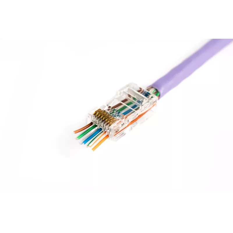 RJ45 laido jungtis Digitus X-ML-6U-EZ permatoma, vyriška, 100 vnt.