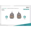 DisplayPort AOC hibridinis šviesolaidinis kabelis, UHD 8K (juodas, 30 metrų)
