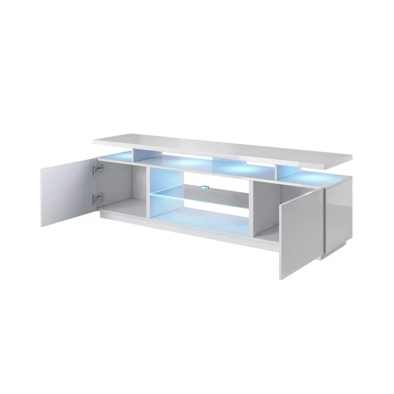 RTV spintelė EVA 180x40x56 baltas/baltas blizgus