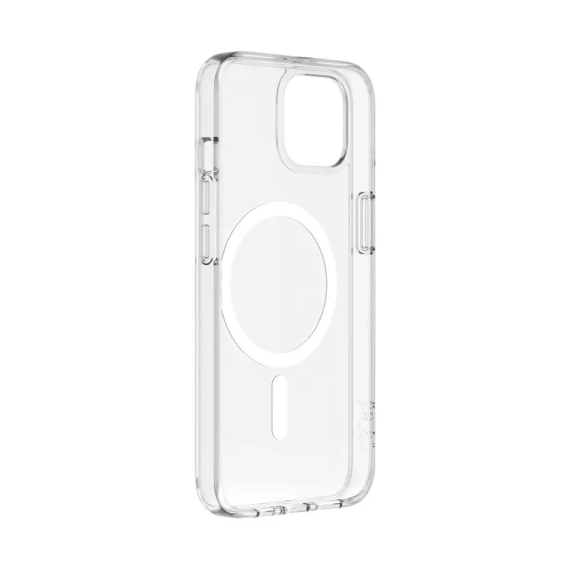 Dėklas SheerForce MagSafe Antimikrobinis skirtas iPhone 13, permatomas