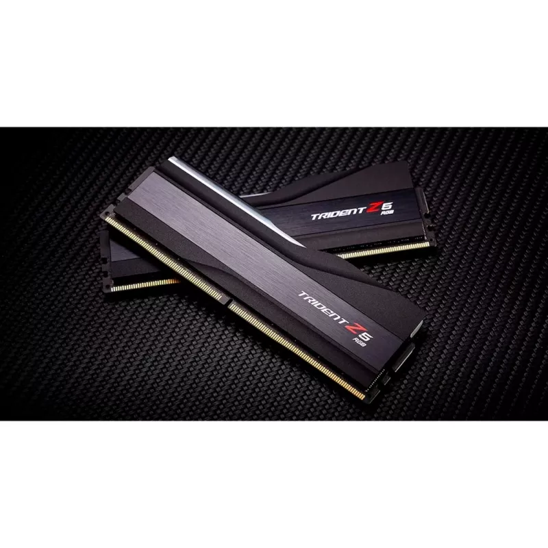 G.Skill Trident Z5 F5-6000J3636F32GX2-TZ5RK 64 GB DDR5 6000 MHz Heatsink RGB Juoda Desktop atmintis