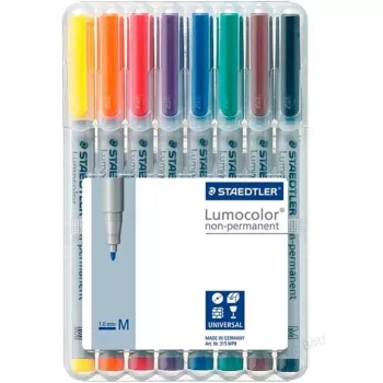 Marker Staedtler 315 WP8 Juoda Blue Brown Green Oranžinė Red Violet Geltona