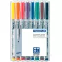 Marker Staedtler 315 WP8 Juoda Blue Brown Green Oranžinė Red Violet Geltona