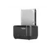 HDD prijungimo stotelė 2,5/3,5 USB 3.0 Natec Kangaroo Dual, klonavimo funkcija, maitinimo adapteris