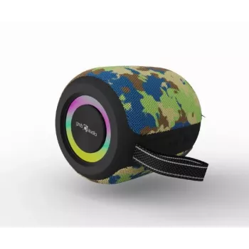 Nešiojamas garsiakalbis | GEMBIRD | Kamufliažinis | Nešiojamas/belaidis | Bluetooth | SPK-BT-LED-05-CM