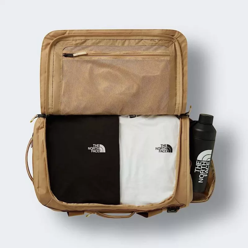 Krepšys The North Face Base Camp Voyager Duffel 42L - chaki/ruda