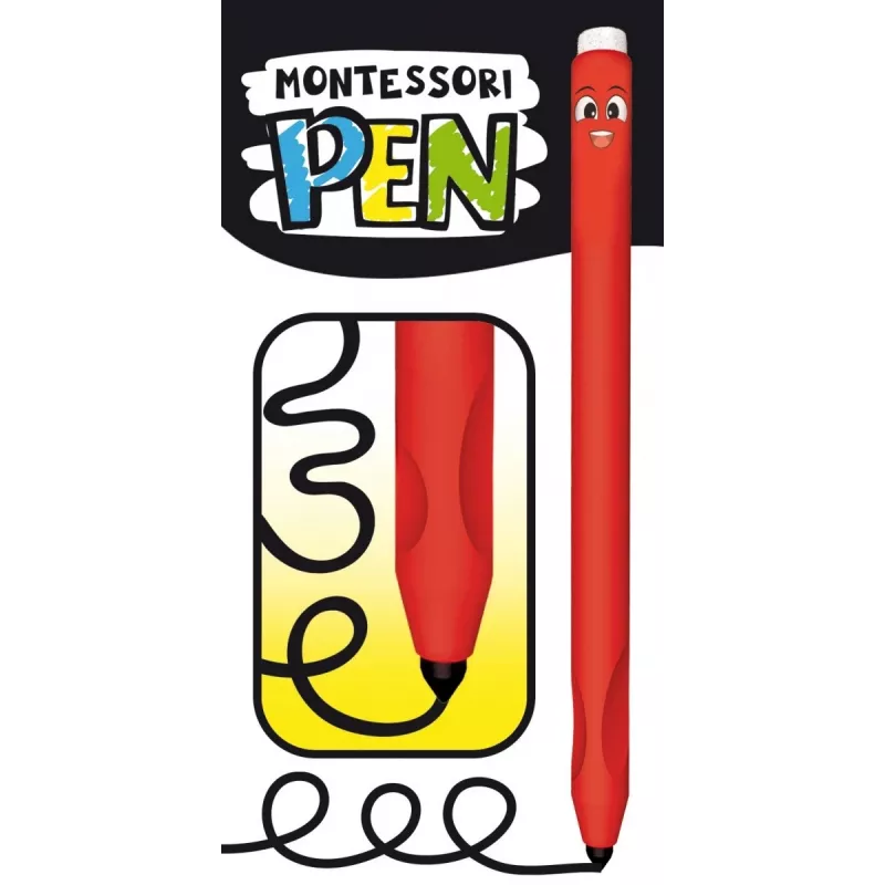 Mokomasis rinkinys Montessori rašymo mokykla su 18 planšetinių kompiuterių