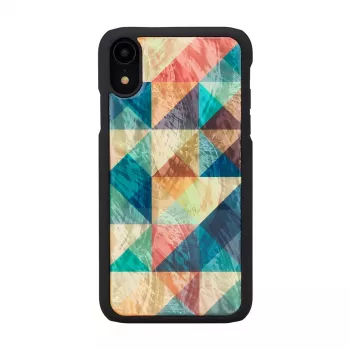 Išmaniojo telefono dėklas iKins, skirtas iPhone XR — apsauginis Mosaic Juoda