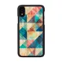 Išmaniojo telefono dėklas iKins, skirtas iPhone XR — apsauginis Mosaic Juoda