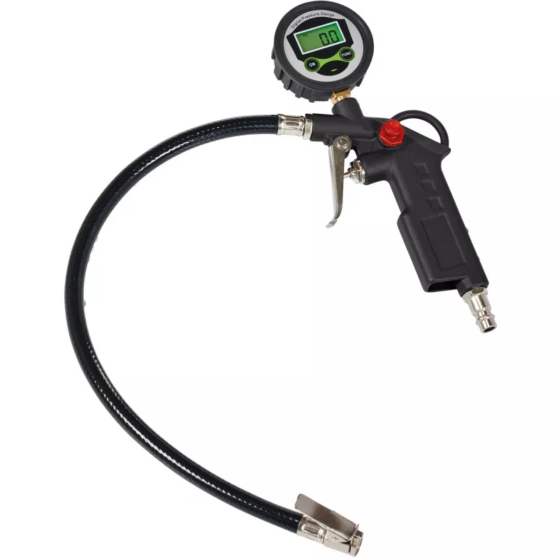 Einhell 4133115 0 - 13 bar skaitmeninis slėgio matuoklis padangų slėgio matuoklis (4133115)