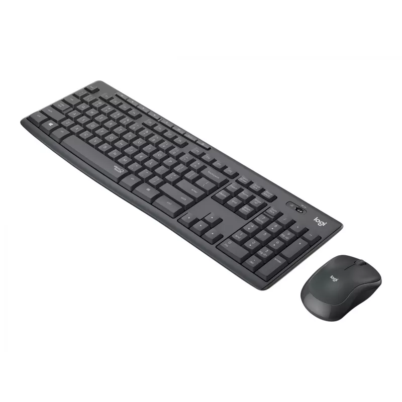 LOGITECH MK295 Tylus belaidis rinkinys, GRAFITINIS
