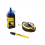 Kreidos linijos rinkinys STANLEY FATMAX 30 m, plastikinis korpusas, juoda/geltona (0-47-681)
