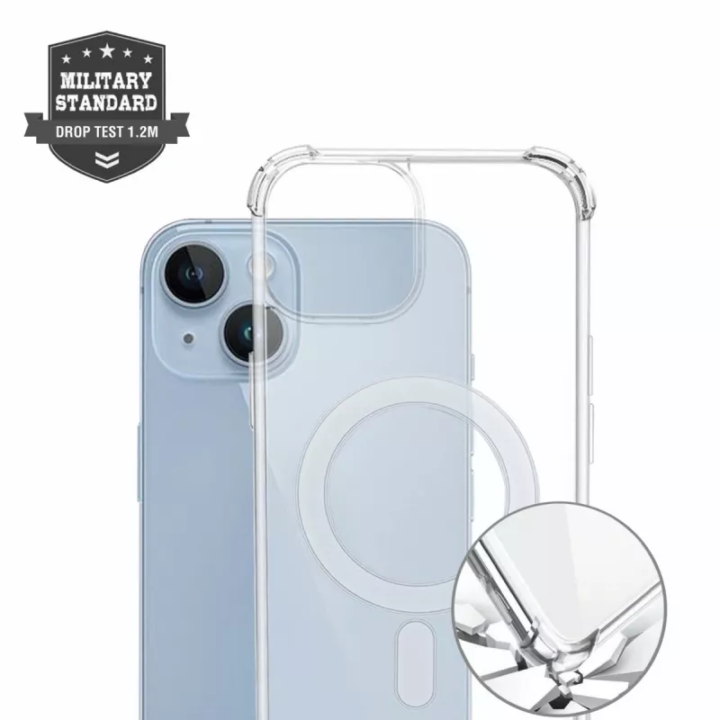 4smarts Hybrid Case Ibiza, skirtas Apple iPhone 15, suderinamas su MagSafe