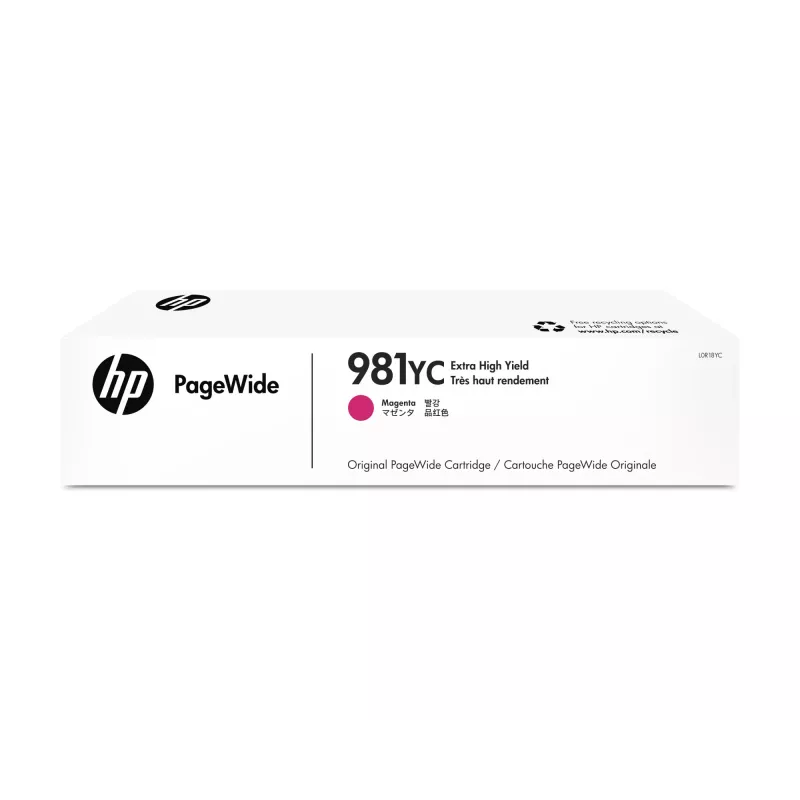 Rašalo kasetė HP 981YC itin didelio našumo 16000 puslapių purpurinė