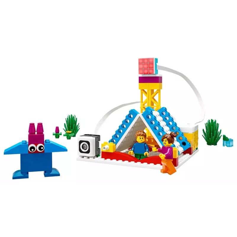 Edukacinis robotikos ir programavimo rinkinys LEGO Education Spike Essential Set A+ 45345 — 449 elementai, amžius 6+