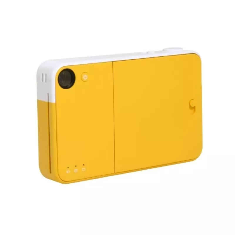 Kodak PRINTOMATIC momentinės spaudos fotoaparatas, 2x3'', geltonas