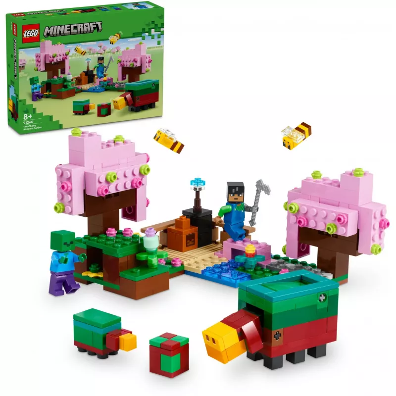 Lego 21260 Minecraft Cherry Blossom Garden Toy Playset