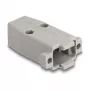 Kabelio apvalkalas DELOCK D-Sub plastikinis korpusas 9 kontaktų kištukui/lizdui su guminiais tarpikliais, pilkas, 31,2×47,9×16,6 mm