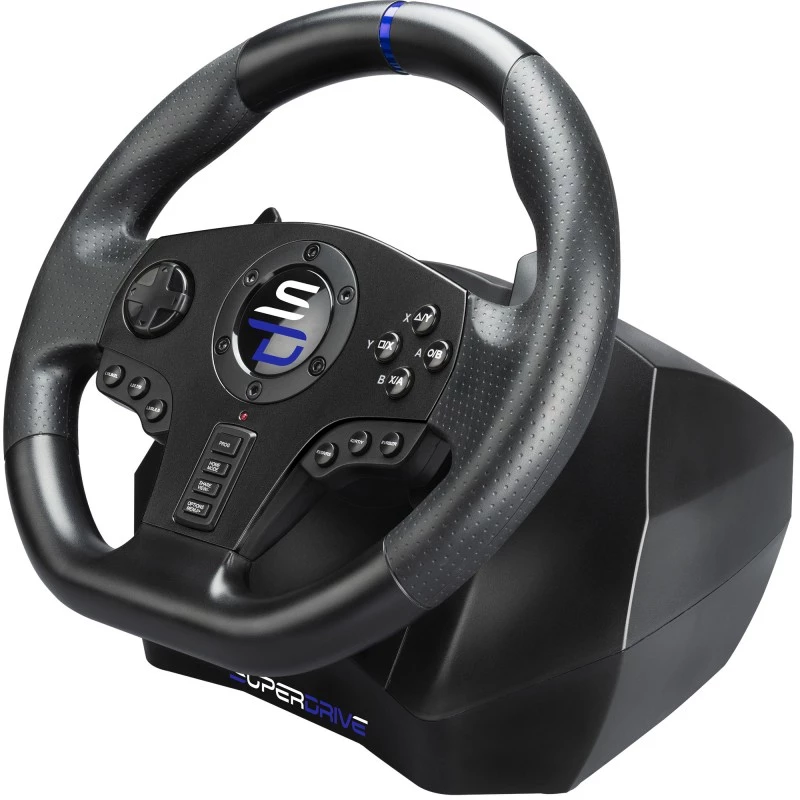 Vairaratis + pedalai Subsonic SV750 juodas 270° sukimosi USB