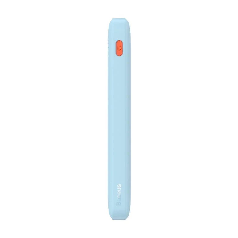 Nešiojama išorinė baterija Baseus Airpow 10000 mAh, 20W, LiPo, USB-C + USB-A, mėlyna