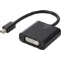 Renkforce RF-4769258 DisplayPort / DVI adapteris [1x Mini-DisplayPort kištukas - 1x DVI lizdas 24+5 kontaktų] Juodas PVC apvalkalas 15,00 cm (RF-4769258)